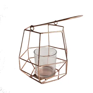 Wholesale Outdoor Decorative Cheap Wedding Favors Metal Copper Lantern