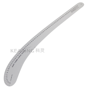 Kearing thương hiệu nhôm thay đổi hình thức đường cong Cai Trị, Pháp đường cong 60cm Metric, tay áo đường cong Metric Cai Trị # 6261a - Product Image 6