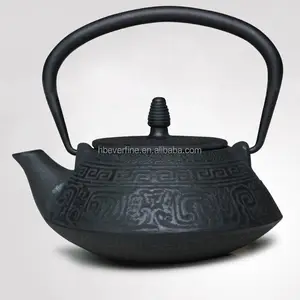 0.8L venda quente Chinês bules de ferro fundido