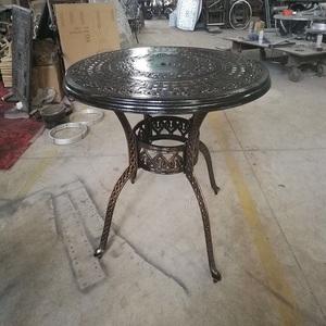 Al aire libre muebles de jardín de hierro fundido <span class=keywords><strong>bistro</strong></span> mesa y silla - Product Image 1