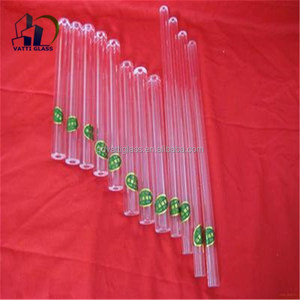 डबल pyrex ग्लास वैक्यूम ट्यूब उच्च दबाव borosilicate पानी ग्लास ट्यूब मिनी साफ़ ग्लास ट्यूब खुले अंत - Product Image 2