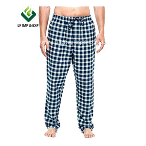 Cotone/poliestere misto indumenti da notte, controllato <span class=keywords><strong>pigiama</strong></span> di flanella - Product Image 1