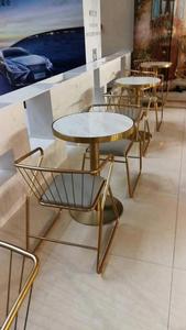Rectangle Marble Top Brass Gold Stainless Steel Base <strong>Bistro</strong> <strong>Table</strong> - Product Image 5
