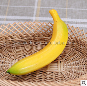ผลไม้ประดิษฐ์กล้วยจำลองกล้วยพลาสติก/ผลไม้เรซินโรงงาน