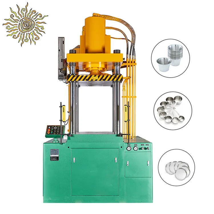 Sunglory hydraulic press pressing machine forming machine round flange maquina formadora de utensilios de cozinha