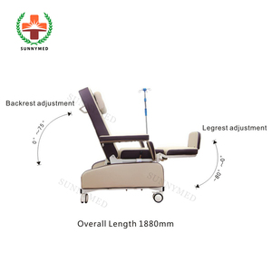 SY-O007 Hospital Dialysis <strong>Chemotherapy</strong> Chairs With Table Portable Bariatric Blood Draw Hemodialysis Chair