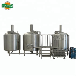 2000L 20HL 15BBL di buona qualità in acciaio inox riscaldamento a vapore quattro navi per produzione di sidro