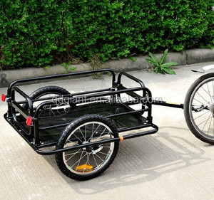 Rimorchio per Bicicletta per Trasporto e Stoccaggio di Bagagli, <span class=keywords><strong>Carrello</strong></span> Cargo per Ciclismo e Campeggio - Product Image 2
