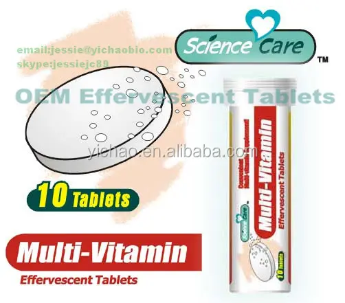 multivitamin efervesan tablet mineral