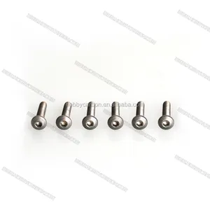 M2 M3 M4 M5 M6 Titanium Bolts Và Nuts Screws Half Thread Lock Press Nut Bolts Anodized Trung Quốc Viabration Damper Chốt