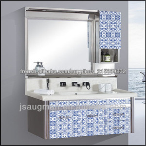 2014 Chine imperméable petit coin salle de bain vanité canada/salle de bains design armoire modèle 9032-1000 - Product Image 1