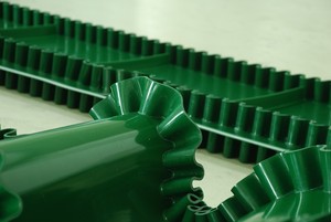 Apartamento correia transportadora DO PVC usado para a mineração
