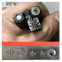 Poinçon de gaufrage personnalisé en acier pour lettres de l'alphabet, pour marquage de bijoux