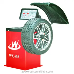 Máquina más Popular automático equilibrador de la rueda se utiliza máquina de alineación de ruedas para la venta WX-90B