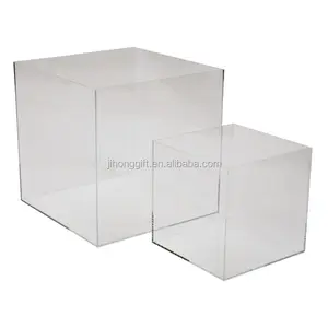 CUSTOM Acryl Clear Plastic 5 Seiten Display Cubes Display Box