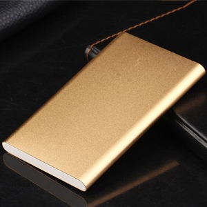 حار بيع قوة البنك USB 5000mah رقيقة بطارية محمولة خارجية حزمة الهاتف المحمول النسخ الاحتياطي شاحن سامسونج S8 S9