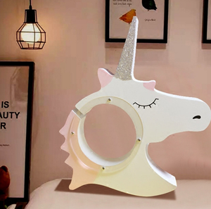 Oem nhà máy-unicorn con heo đất ngân hàng cho trẻ em đồng tiền tiết kiệm Hộp Tùy chỉnh bằng gỗ hộp tiền xu Hộp quà tặng - Product Image 4