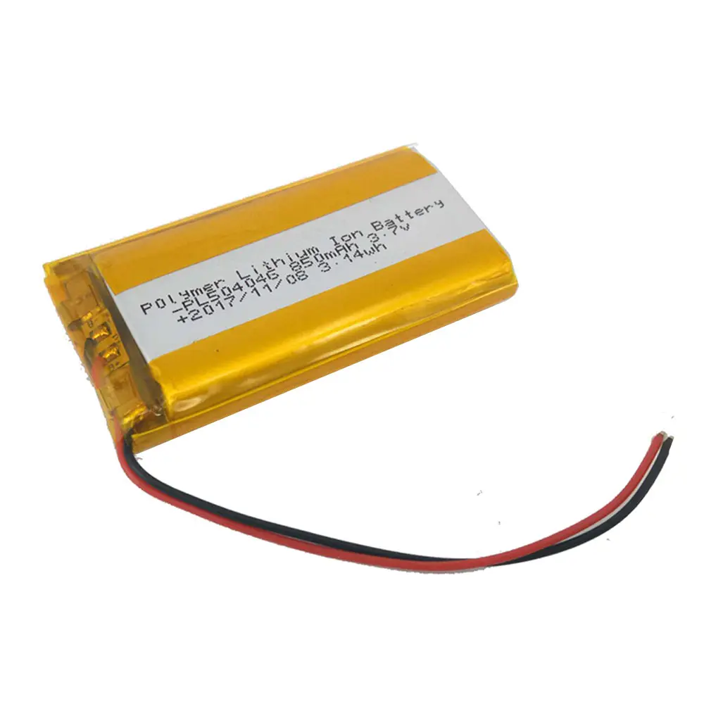 li-ion battery factory li polymer 850mah 3.7V rechargeable battery for power tools/battery powered kettle