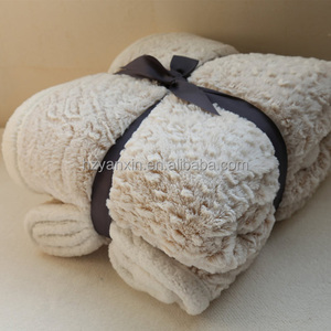 Hoge Kwaliteit Luxe 100% Polyester Borstel Pv Pluche Deken Sherpa Deken Schapenwol Deken - Product Image 5