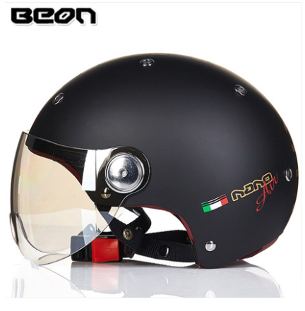 BEONオートバイヘルメット男性女性Capacetesレトロヴィンテージ
