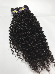 합성 곱슬머리 물파 ombre 뭉치 싼 가격 사람의 모발 감각 단백질 섬유 머리 - Product Image 4