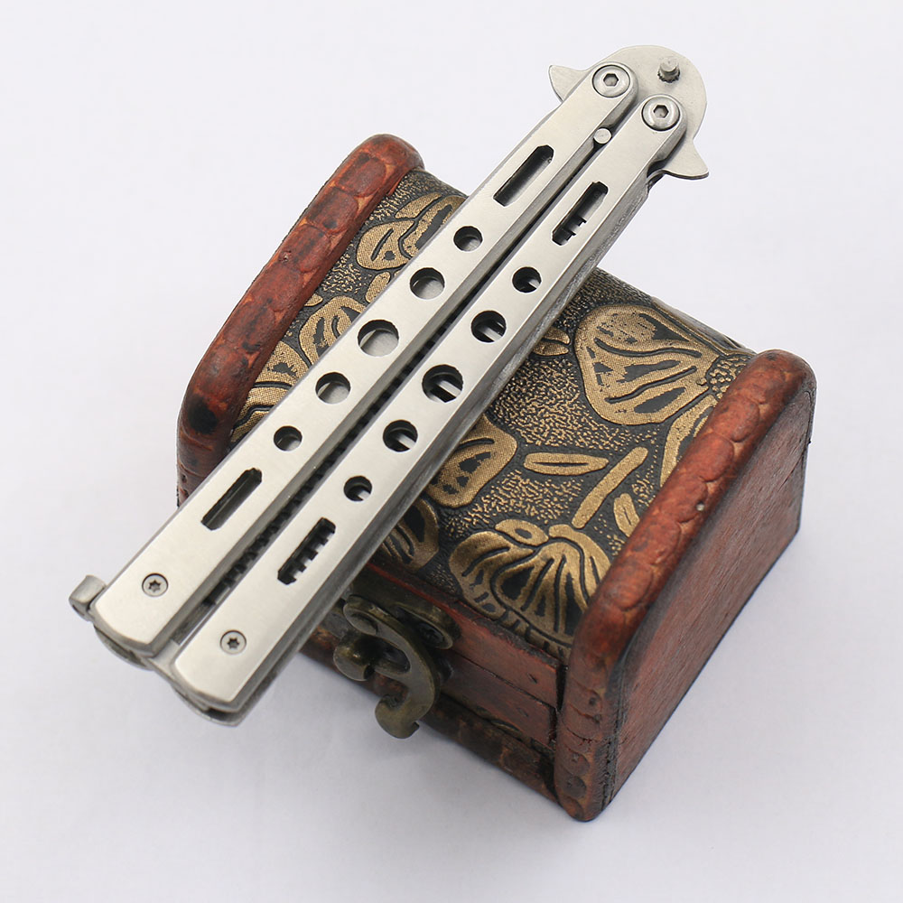 Новый тренировочный нож-бабочка из нержавеющей стали, расческа, инструмент