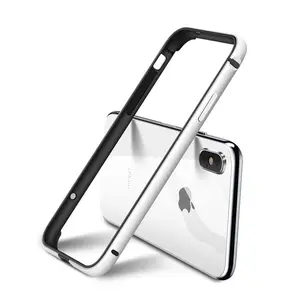 Vier hoeken beschermen silicon aluminium frame bumper telefoon case voor iPhone