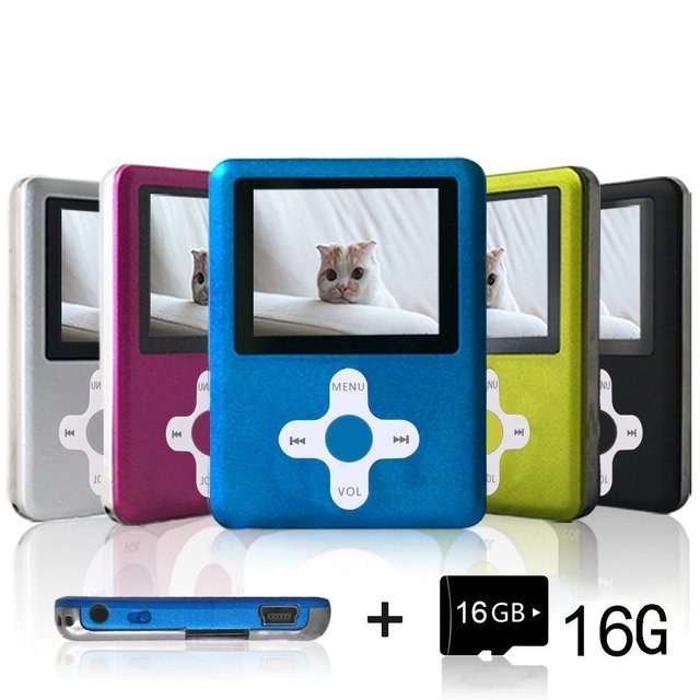 Fashion Dual-color Screen Mini MP3 Player with Loud Speaker Recorder Function & Long Battery Life