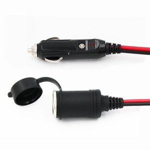 Удлинительный кабель постоянного тока с переходником 18AWG, 12 В, разъем для автомобильного прикуривателя, 12 В - Product Image 1
