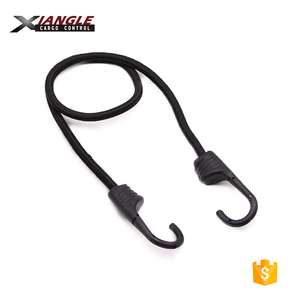Wholesale Kekuatan Tinggi Bulat Bagasi Lateks Bungee Tali Elastis Pengencang Dasi Ke Bawah Tali dengan Kait untuk Sepeda