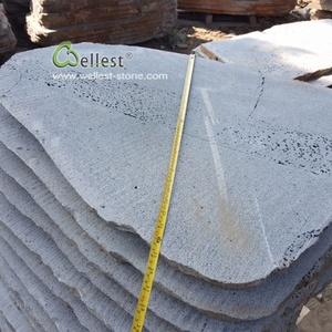 Di grandi dimensioni giardino paesaggistica trampolino di lancio di pietra lava basalto passo di pietra - Product Image 2