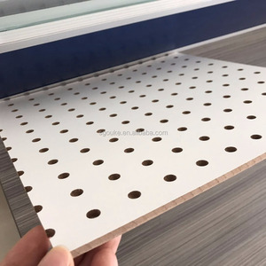 HDF/hardboard Pegboard Display Stand/2mm 3mm 4mm 5mm 6mm 8mm White <strong>Melamine</strong> Pegboard 1220*2440 <strong>Melamine</strong> /pvc Decorative Pegboard