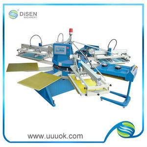 Bán Tự Động Tự Làm Toàn Bộ Áo Thun 6 Màu 6 Trạm Máy In Lụa Màn Hình Máy In - Product Image 2