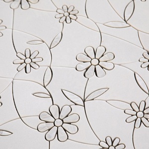 Marmo Misto Shell Mosaico di Piastrelle A Getto D'acqua Thassos Bianco Con La Madre di Mosaico Perla - Product Image 6