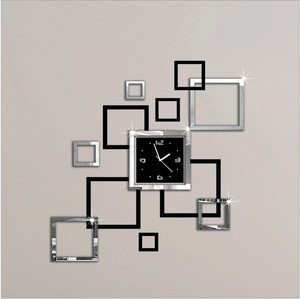 Modern design removable mirror sticker <strong>clock</strong> watches <strong>kids</strong> living room <strong>wall</strong> decor <strong>clock</strong> on the <strong>wall</strong> HL
