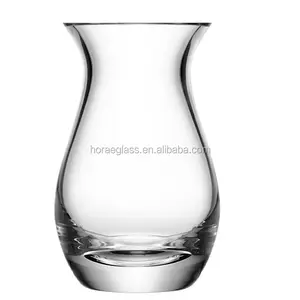 Оптовая продажа, высокие прозрачные стеклянные вазы, прозрачные вазы для свадьбы