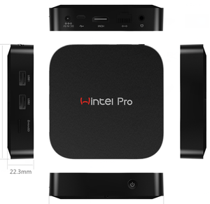 Intel Z8300 Quad Core Win 10 Wintel <span class=keywords><strong>Pro</strong></span> TV Boîte W8 <span class=keywords><strong>Pro</strong></span> 4 K mini PC - Product Image 4