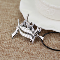 Collares de Anime Death Note L Double Sign para Hombre, Joyería de Moda, Producto Más Vendido
