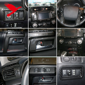 (Hanya Cocok untuk DRIVE Tangan Kiri) Potongan Penutup Dekorasi Bingkai Interior Mobil untuk Toyota 4Runner 2014-2019