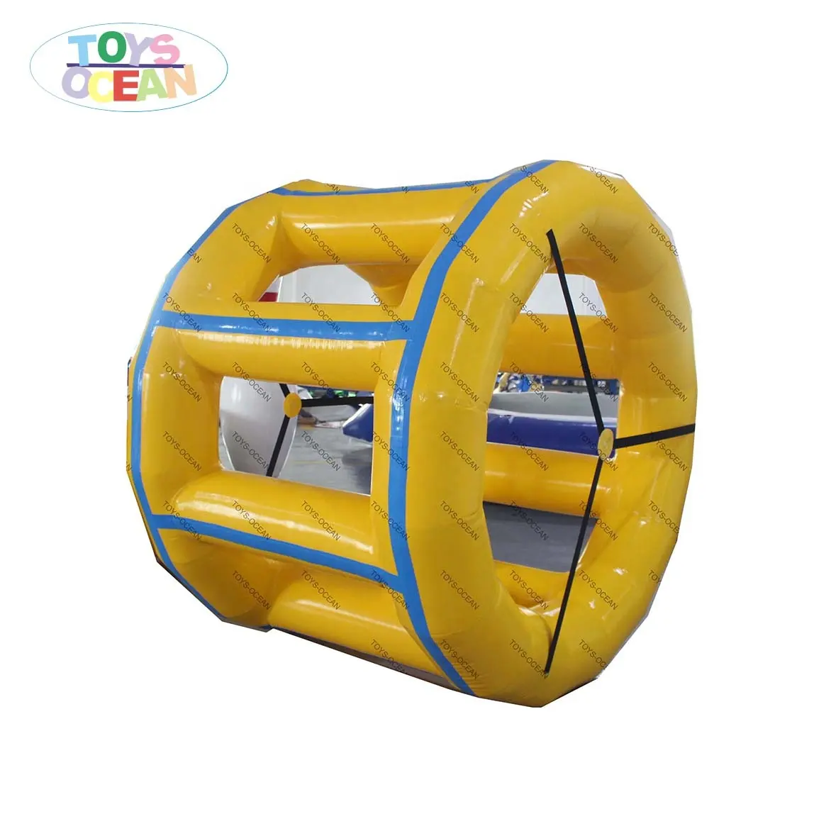 Small water park rides inflatable roller wheel swimming pool water toy