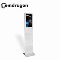 Quiosco de fotomatón de 21,5 pulgadas con soporte para folleto, reproductor de publicidad opcional, versión única, Android/Win