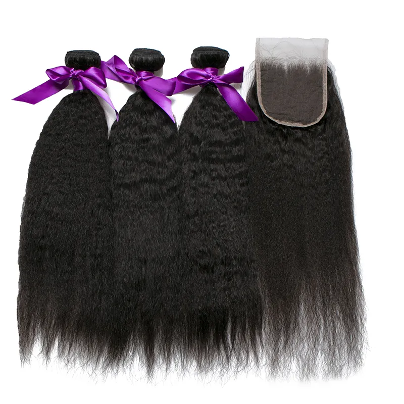 Wholesale Price Top Quality Human Hair Weave Malaysian Kinky Straight Hair Weave