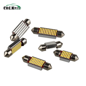 سيارة أدى لمبات اكليل 31 مللي متر 36 مللي متر 39 مللي متر 41 مللي متر 18smd 27smd 30smd 33smd 3014 مصابيح للقراءة قبة السقف مصابيح Canbus الإضاءة DC12V
