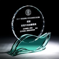 Tringle qualité cristal k9, pierre ronde en cristal avec base unique verte personnalisée, pour étudiants d'excellente qualité, nouvelle collection