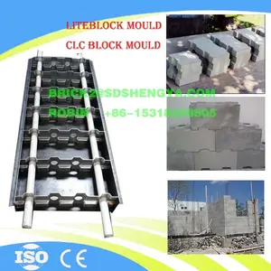 Liteblok molde liteblock máquina de fabricación de bloque de enclavamiento máquina