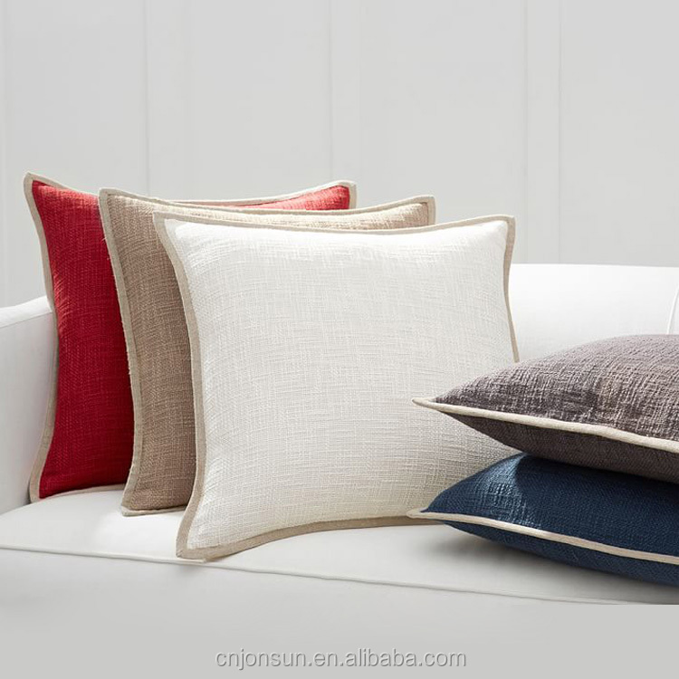 Чистый хлопок basketweave наволочка хлопок подушка