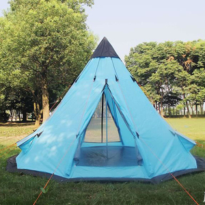 Tienda de Campaña <span class=keywords><strong>Tipi</strong></span> Grande para 6 Personas, Estilo <span class=keywords><strong>Indio</strong></span>, para Exteriores - Product Image 1