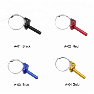 Phụ tùng xe máy tay lái <span class=keywords><strong>CNC</strong></span> 22mm xử lý Grips ga Grips cho Dirt Pit xe đạp Motocross Twist ga gia tốc - Product Image 1