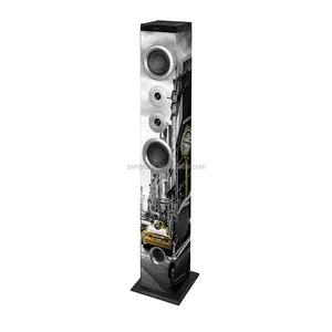 Samtronic2.1主动式落地式木塔扬声器，带大低音和BT/AUX/USB/FM功能