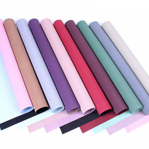 Pure Color Corrugated <strong>Paper</strong> Stretch Wrinkle <strong>Paper</strong> Bouquet <strong>Wrapping</strong> <strong>Paper</strong> - Product Image 2